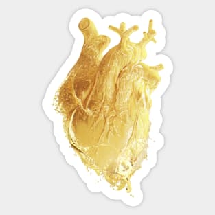 Heart of gold Sticker